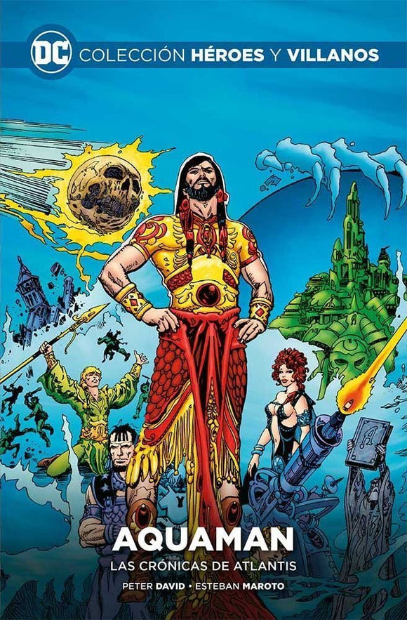 Aquaman Las Cronicas de Atlantis - Coleccion Heroes y Villanos # 59 (Salvat)