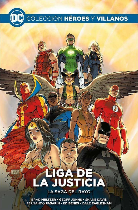 Liga de la Justicia La saga del rayo - Coleccion Heroes y Villanos # 56 (Salvat)