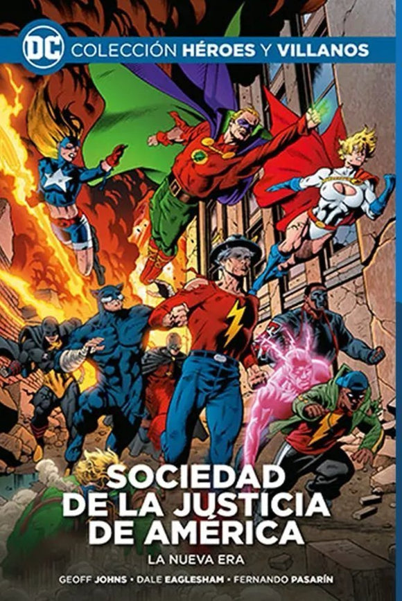 Sociedad de la Justicia de America La Nueva Era - Coleccion Heroes y Villanos # 53 (Salvat)