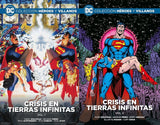 Crisis en Tierras Infinitas Vol 1 y 2  - Coleccion Heroes y Villanos # 30-35 (Salvat)