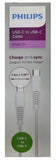 Cable USB-C a Tipo C PHILIPS (Doble Tipo C)